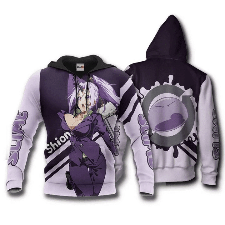 Slime Shion Tensura Anime Manga For Men And Women 3d Hoodie Zip Hoodie