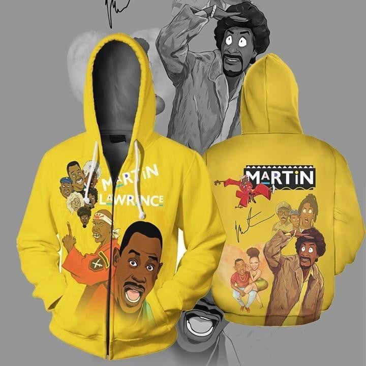 Martin Lawrence Signature Zip Hoodie 3d Tshirt Sweatshirt Zip Hoodie