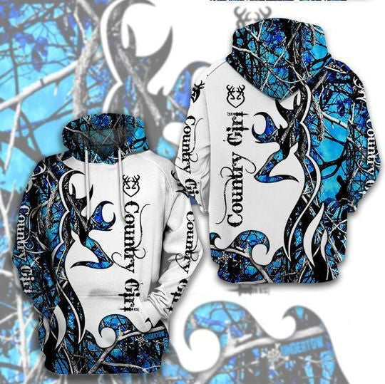Country Girl Love Hunting 3d Hoodie Zip Hoodie