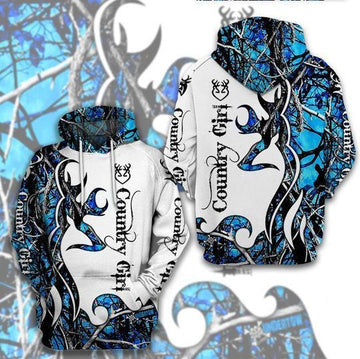 Country Girl Love Hunting 3d Hoodie Zip Hoodie