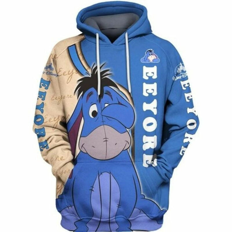 Eeyore Winnie The Pooh 3d Hoodie