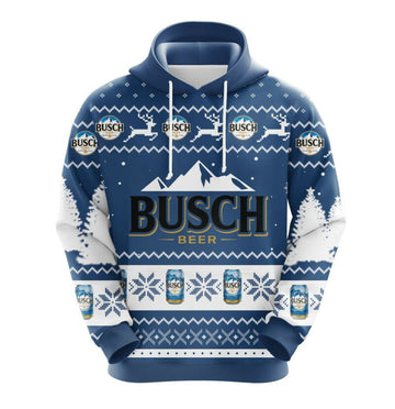 Busch Light Beer Full Printed 3d Hoodie Zipper