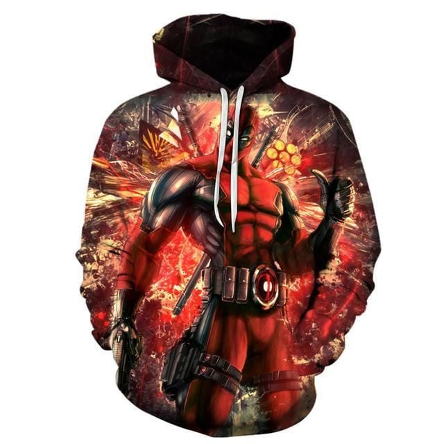 Deadpool 3d Sweatshirt Hoodie