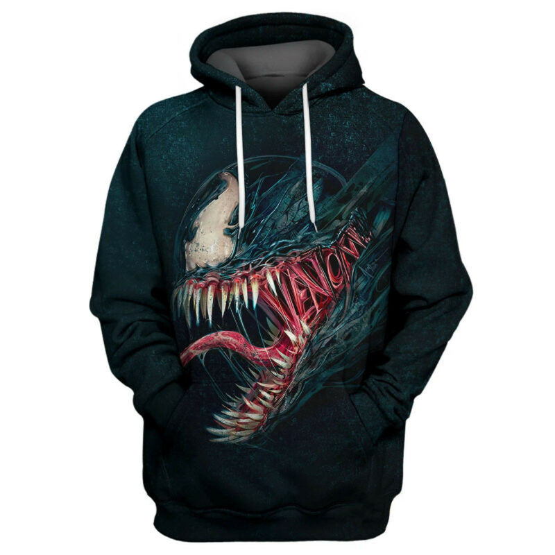 Max Red &amp; Blue Venom Hoodie Zip Hoodie