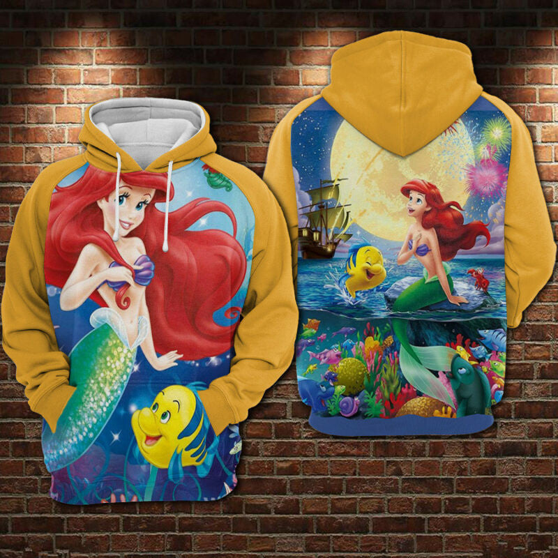 Ariel - The Little Mermaid Hoodie Zip Hoodie