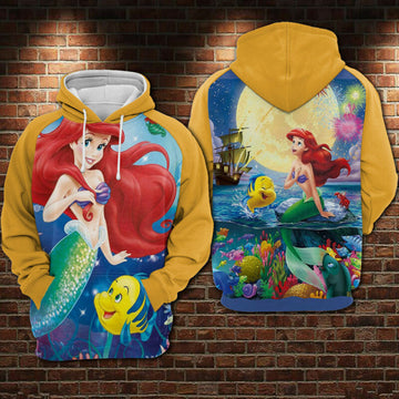 Ariel - The Little Mermaid Hoodie Zip Hoodie