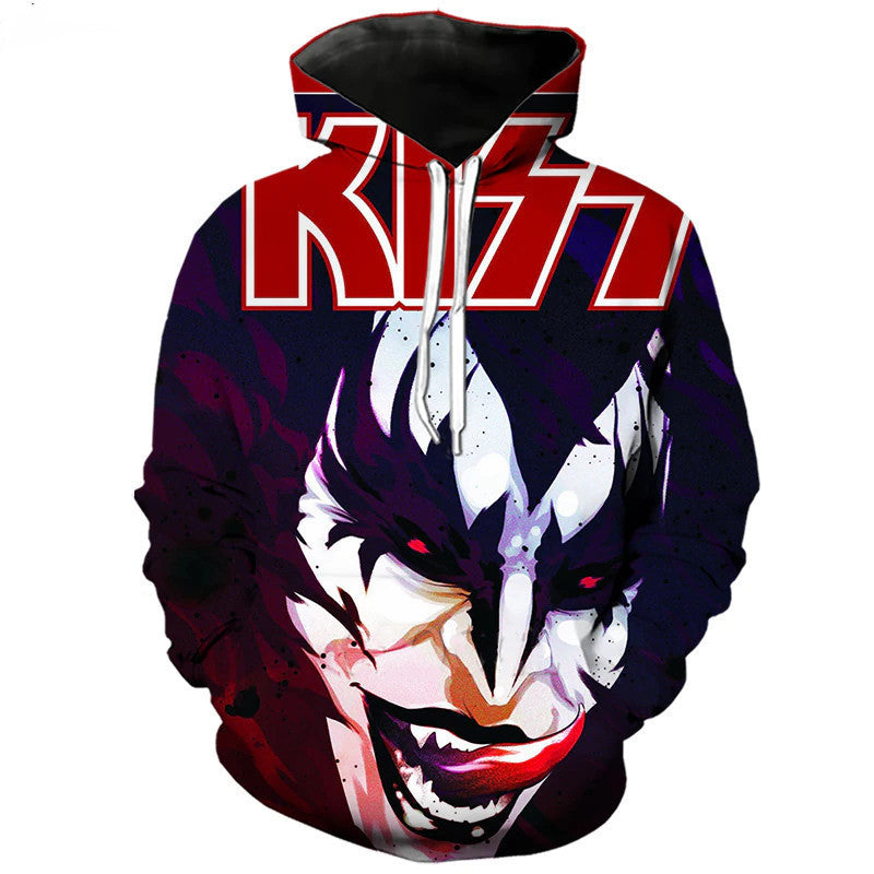 Rock Kiss Band Hoodie 3d Men Women
