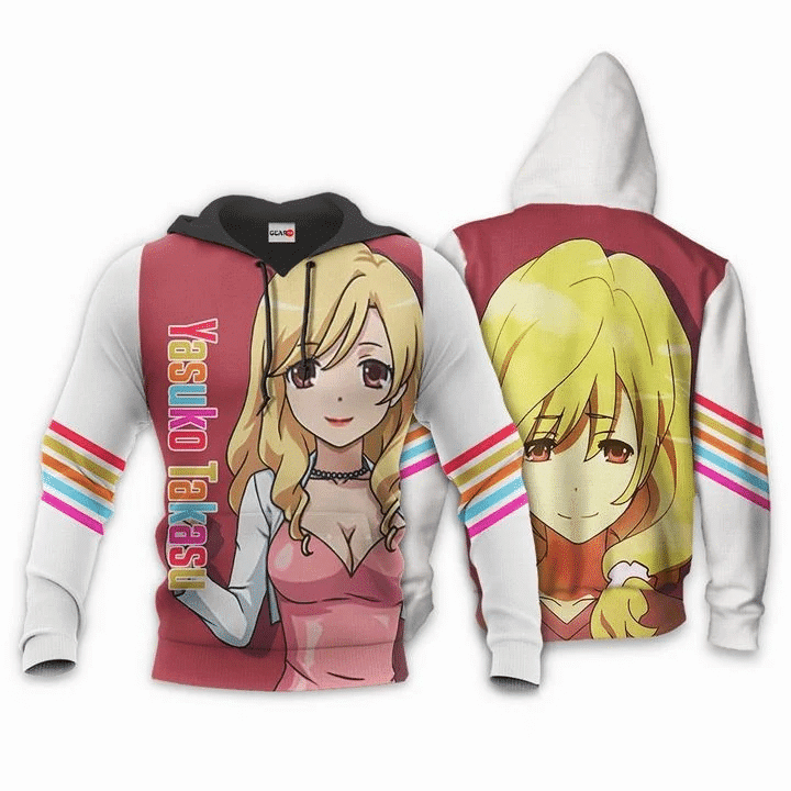 Toradora Yasuko Takasu Anime Manga For Men And Women 3d Hoodie Zip Hoodie