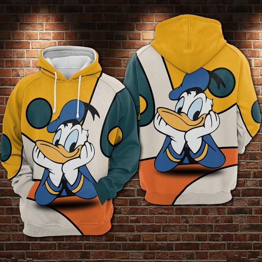 Donald Duck Movies The Disney Over Print 3d Hoodie Zip Hoodie 68
