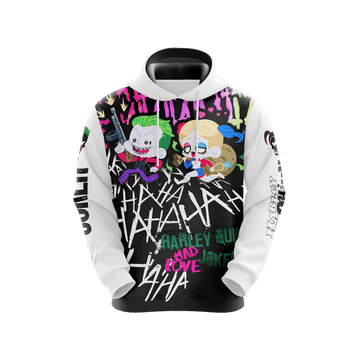 Suicide Squad Hoodie Suicide Squad Harley Quinn And Joker Mad Love 3d Hoodie Zip Hoodie