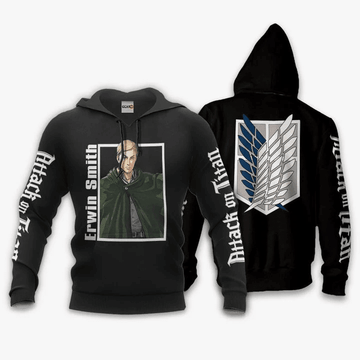 Erwin Smith Anime Manga Shingeki No Kyojin Attack On Titan For Men And Women 3d Hoodie Zip Hoodie