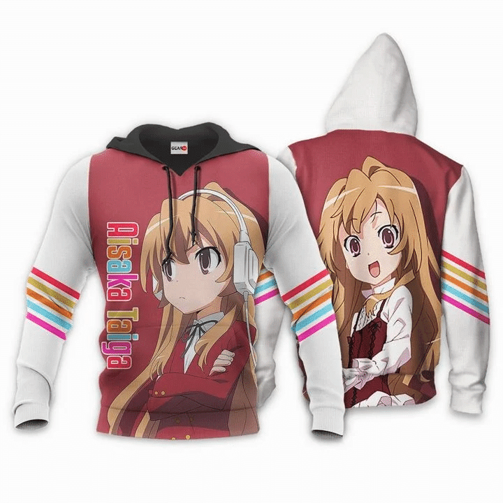 Aisaka Taiga Anima Manga Toradora For Men And Women 3d Hoodie Zip Hoodie