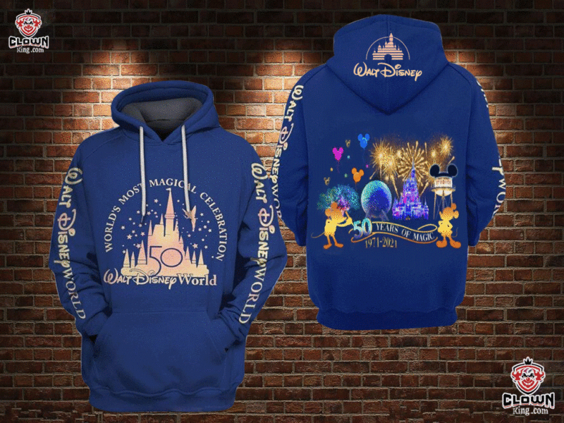 Disney 50th Anniversary Custom Hoodie Zip Hoodie Pk004