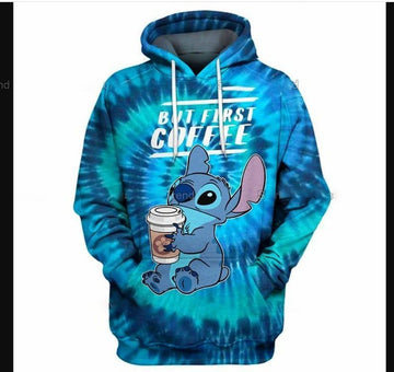 Stitch Eat Ice Cream Funny For Men And Women 3d Hoodie Zip Hoodie 1199
