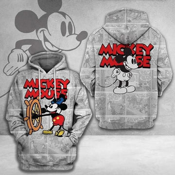 Mickey Mouse Disney Comic Full Printing Hoodie 3d Hoodie