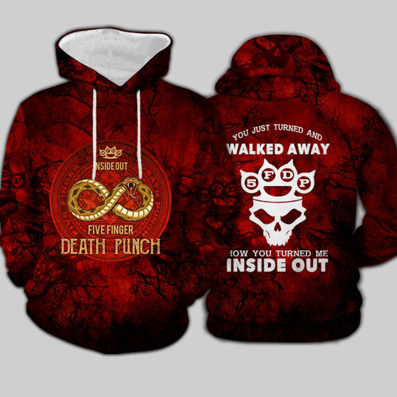 Five Finger Death Punch Rock Band 3d Hoodie Zipper Hoodie