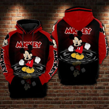 Mickey Mouse 6 Over Print 3d Hoodie Zip Hoodie
