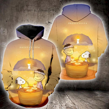 Disney Snoopy Charlie Brown Lover 3d Hoodie Zip Hoodie 1012