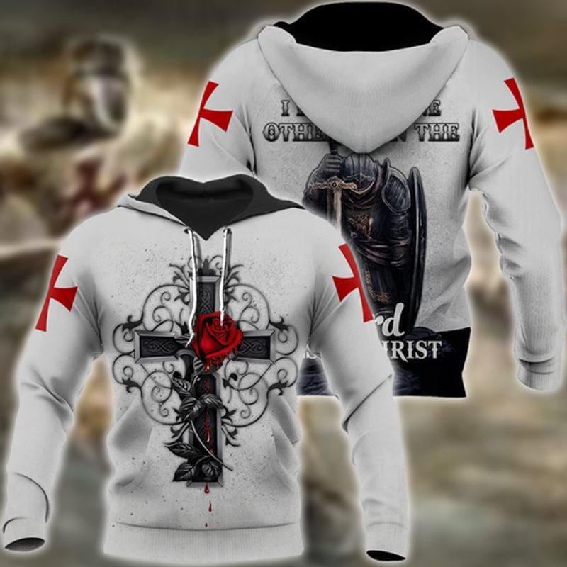 Knight God Jesus Rose For Men For Women All Over Printing 3d Hoodie