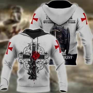 Knight God Jesus Rose For Men For Women All Over Printing 3d Hoodie