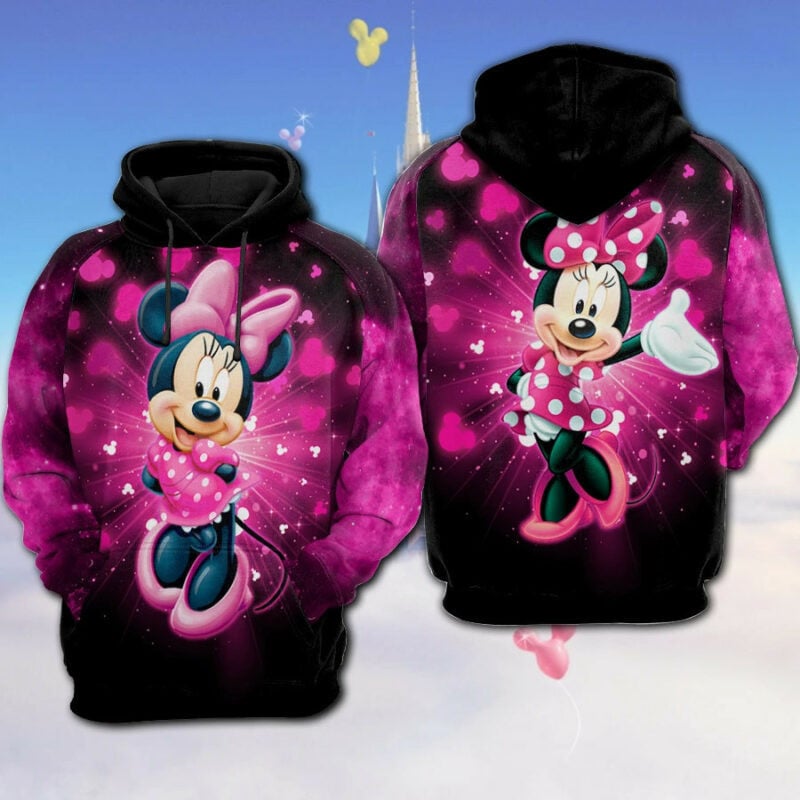 Mickey Mouse Bling 3d Hoodie Zip Hoodie