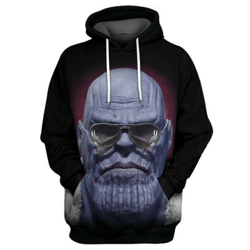 Marvel Thanos 3d Hoodie Zip Hoodie