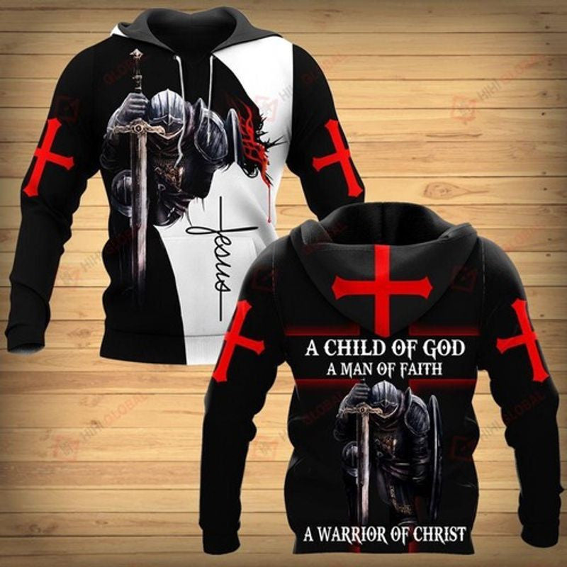 Knight God Jesus For Men For Women All Over Printing 3d Hoodie
