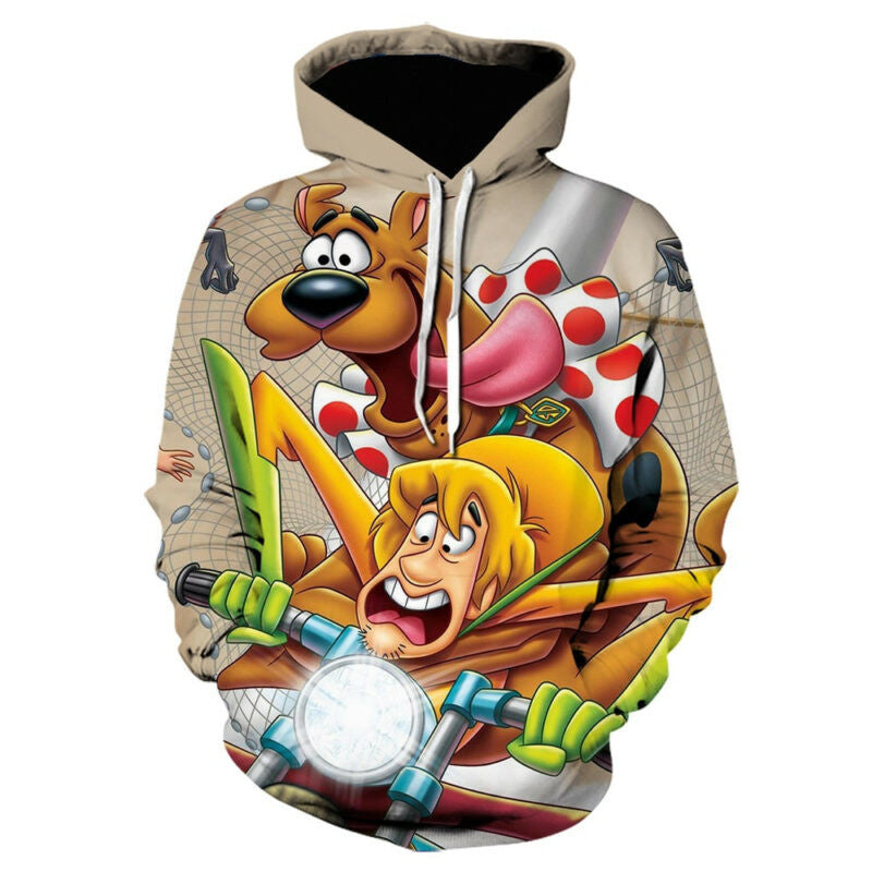 Cartoon Scooby Doo 3d Printed Hoodie Anime Fashion Hoodies