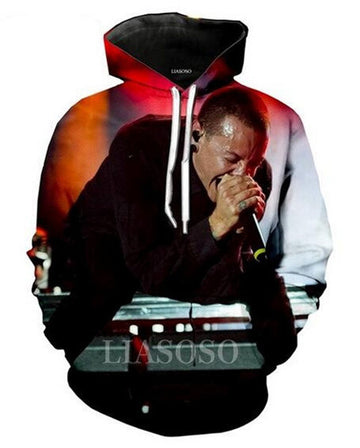 Newest Fashion Women/men's 3d Print Linkin Park Hoodies/hooded Sweatshirts