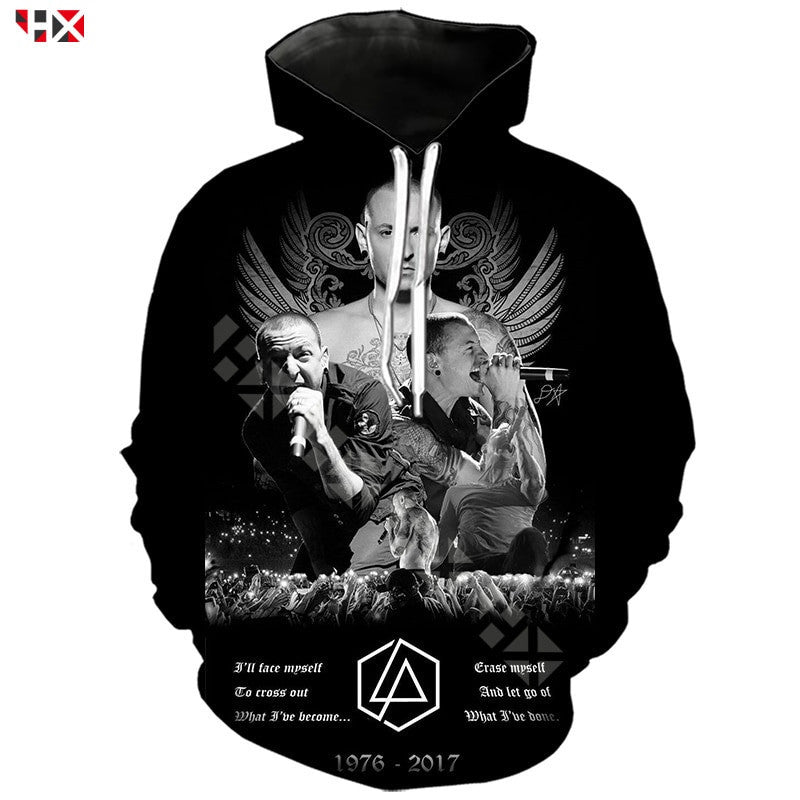 Hoodie Rock Band Linkin Park 3d Print Hoodies Mens Women
