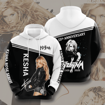 Kesha 15th Anniversary 2005 2020 Signature Design Gift For Fan Custom 3d Hoodie All Over Printed Hoodie