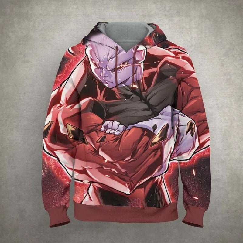Majim Boo Cartoon Dragon Ball Anime Manga 2 Over Print 3d Hoodie Zip Hoodie