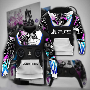 Playstation 5 Mcfixer Over Print 3d Hoodie Zip Hoodie