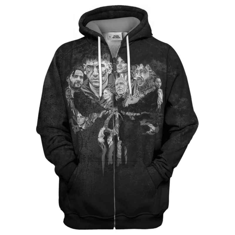Punisher Skull Hoodie Shirt 3d Hoodie Zip Hoodie