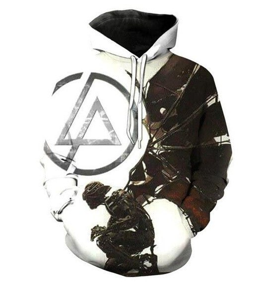 New Fashion Women/men's 3d Print Linkin Park Casual Hoodies / Hooded Sweatshirts