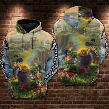 Mickey And Minnie Mouse Wonderful Land Disney All Over Printed Custom 3d Hoodie