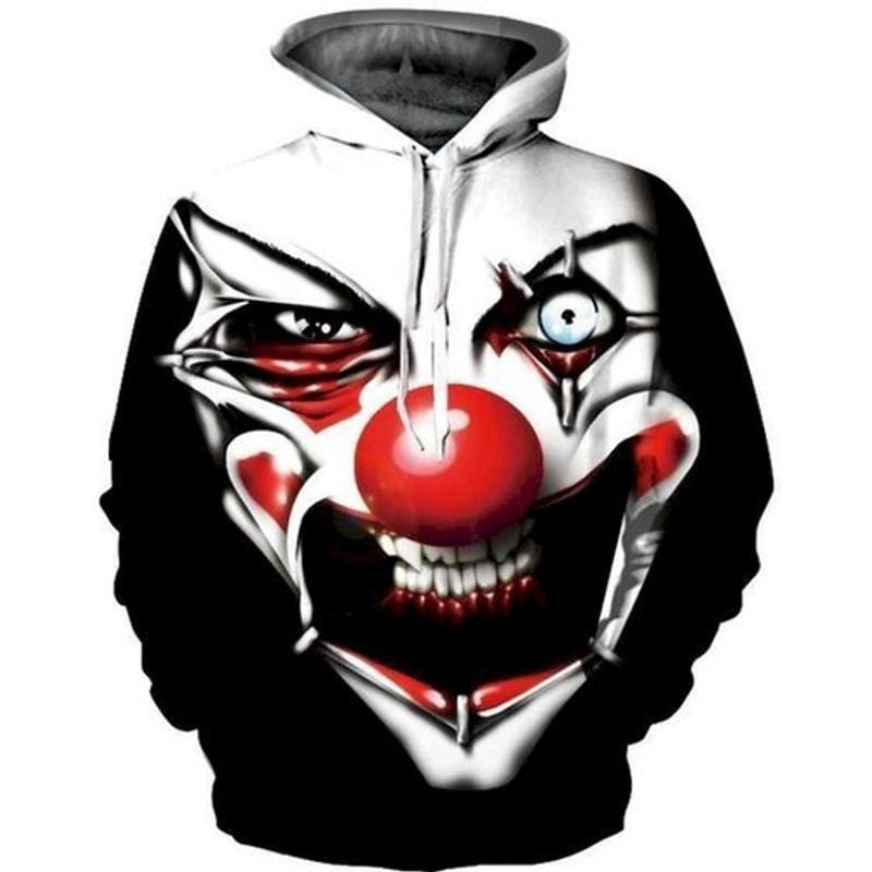 It Clown Stephen King Creepy Pennywise Over Print 3d Hoodie Zip Hoodie