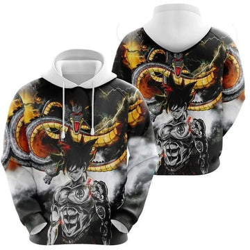 Dragon Ball Z Goku 3d Hoodie Zip Hoodie