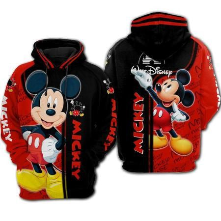Limited Design Walt Disney Mickey Mouse 3d Hoodie