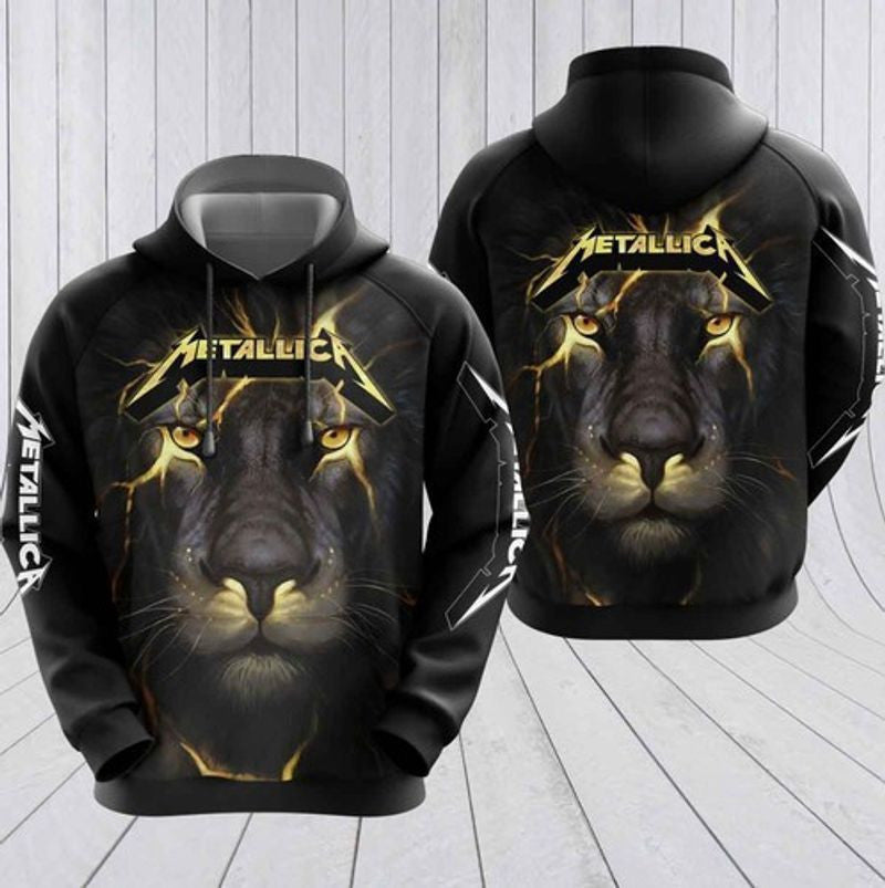 Metallica Lion Thunder All Over Printed Custom 3d Hoodie
