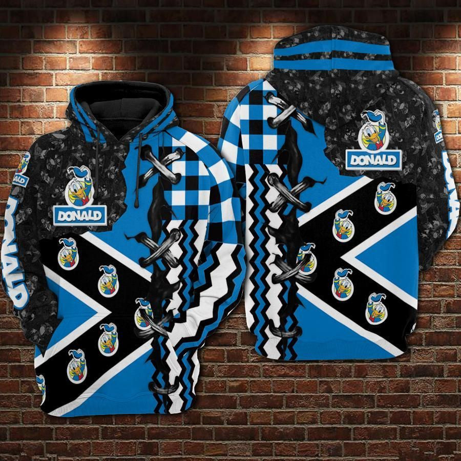 Donald Duck Movies Disney Over Print 3d Hoodie Zip Hoodie 70