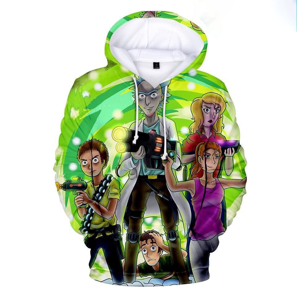 Rick And Morty Gift For Men And Women Over Print 3d Hoodie Zip Hoodie 861