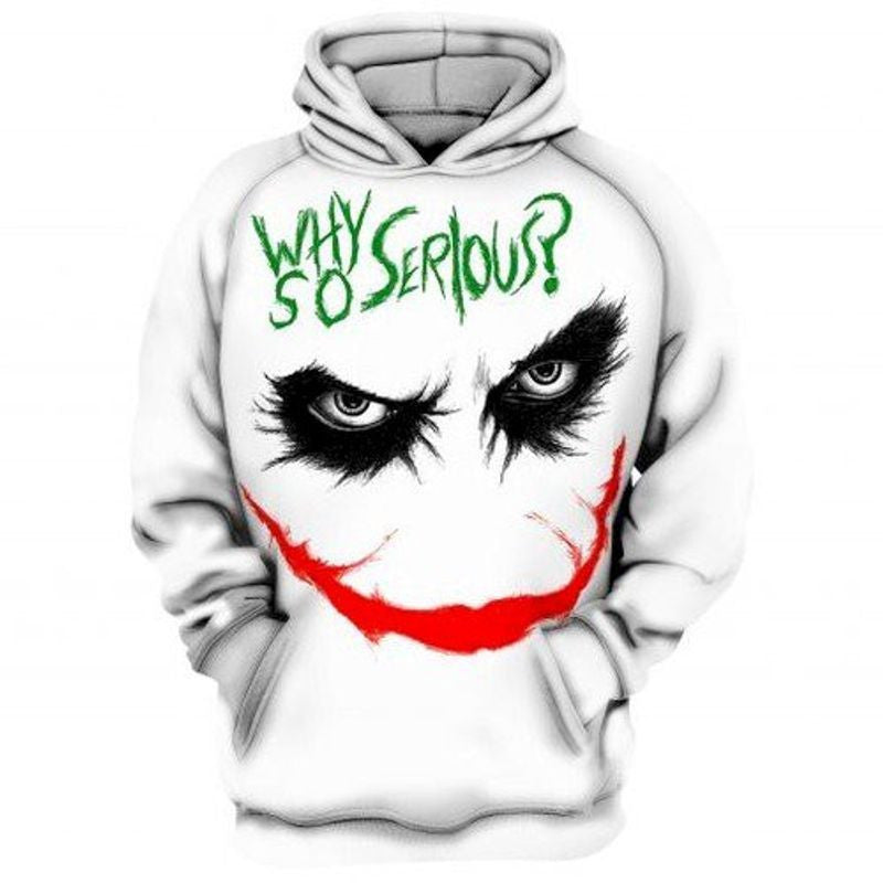 Joker Lovers Why So Serious 3d Hoodie