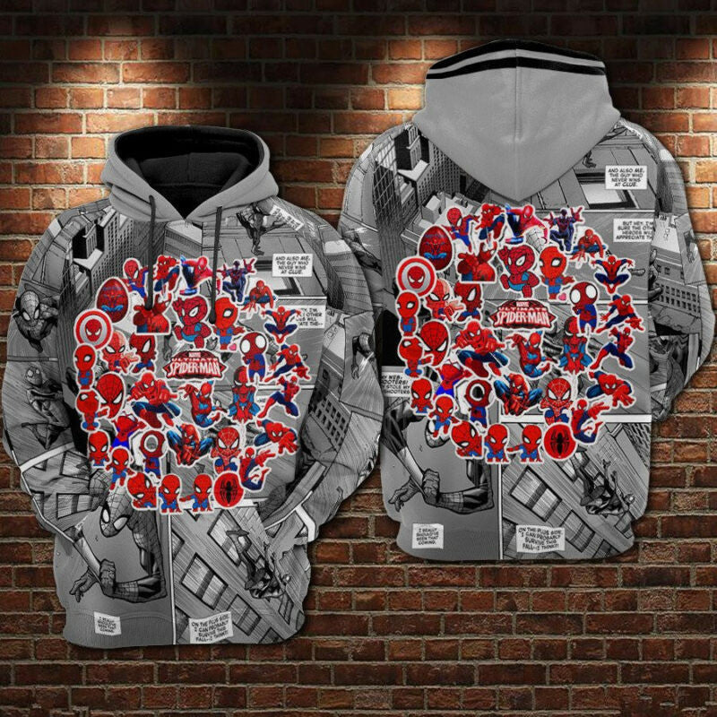 Spider-man Superhero 2022 Hoodie Zip Hoodie 3d
