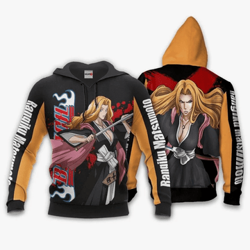 Rangiku Matsumoto Anime Manga Bleach For Men And Women 3d Hoodie Zip Hoodie