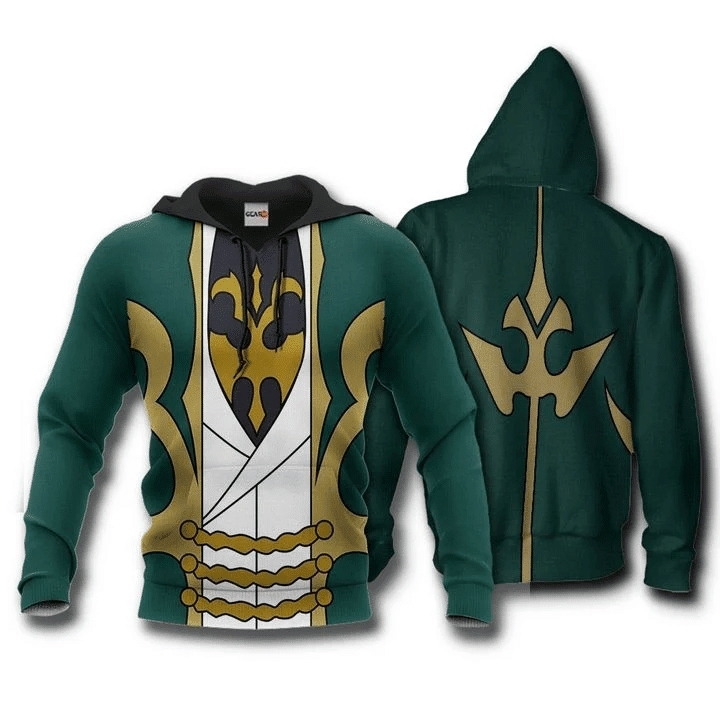 Gino Weinberg Anime Manga Code Geass Lelouch Of The Rebellion For Men And Women 3d Hoodie Zip Hoodie