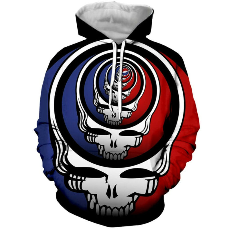 Sweatshirt Women Men 3d Print Grateful Dead Blues For Allah Hoodies 01