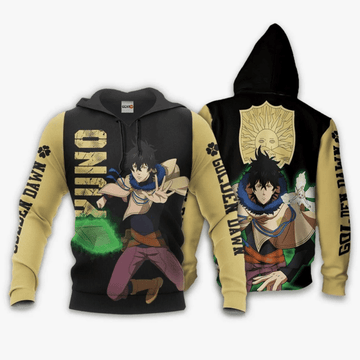 Yuno Anime Manga Black Clover Golden Dawn For Men And Women 3d Hoodie Zip Hoodie