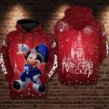 Mickey Mouse Magician 3d Hoodie