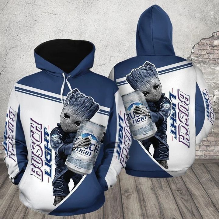 Groot Hug Busch Light 3d All Over Print 3d Hoodie Zip Hoodie